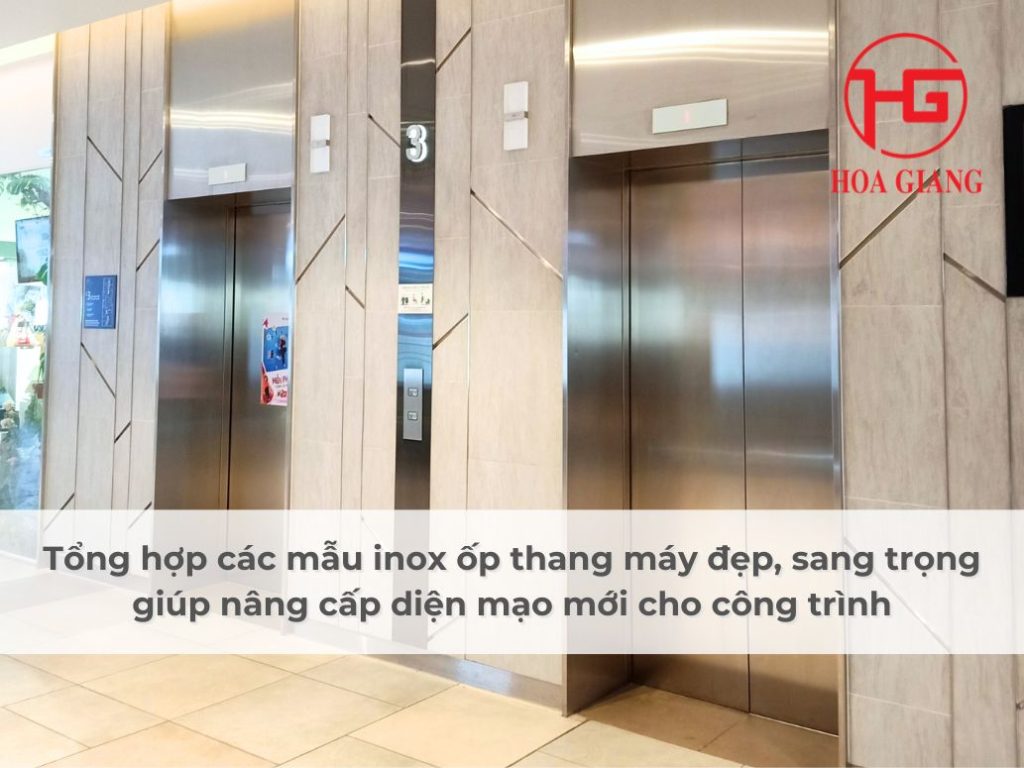 các mẫu inox ốp thang máy đẹp