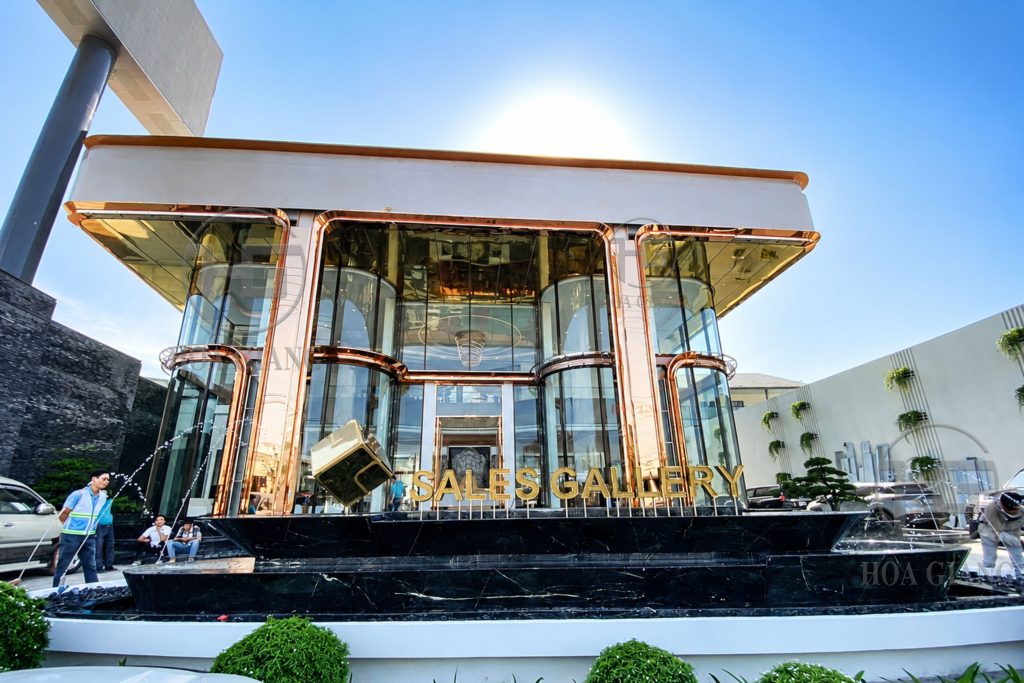 Ảnh chụp thực tế nhà mẫu dự án The Emerald Boulevard do Inox Hoa Giang thi công inox 