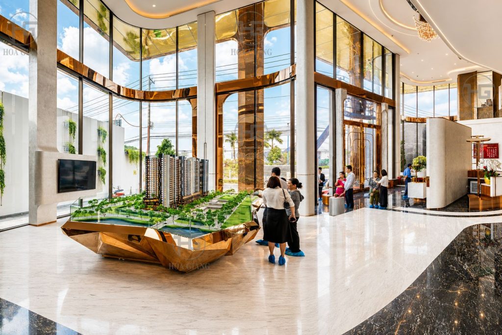 Ảnh chụp thực tế nhà mẫu dự án The Emerald Boulevard do Inox Hoa Giang thi công inox