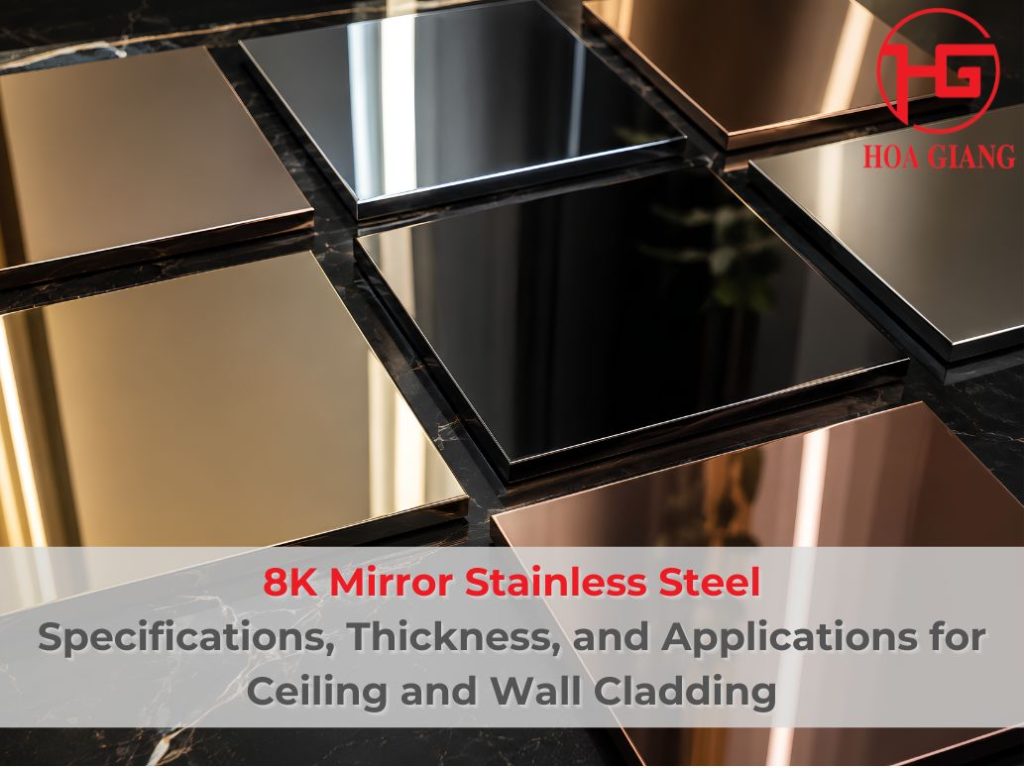 8K mirror stainless steel
