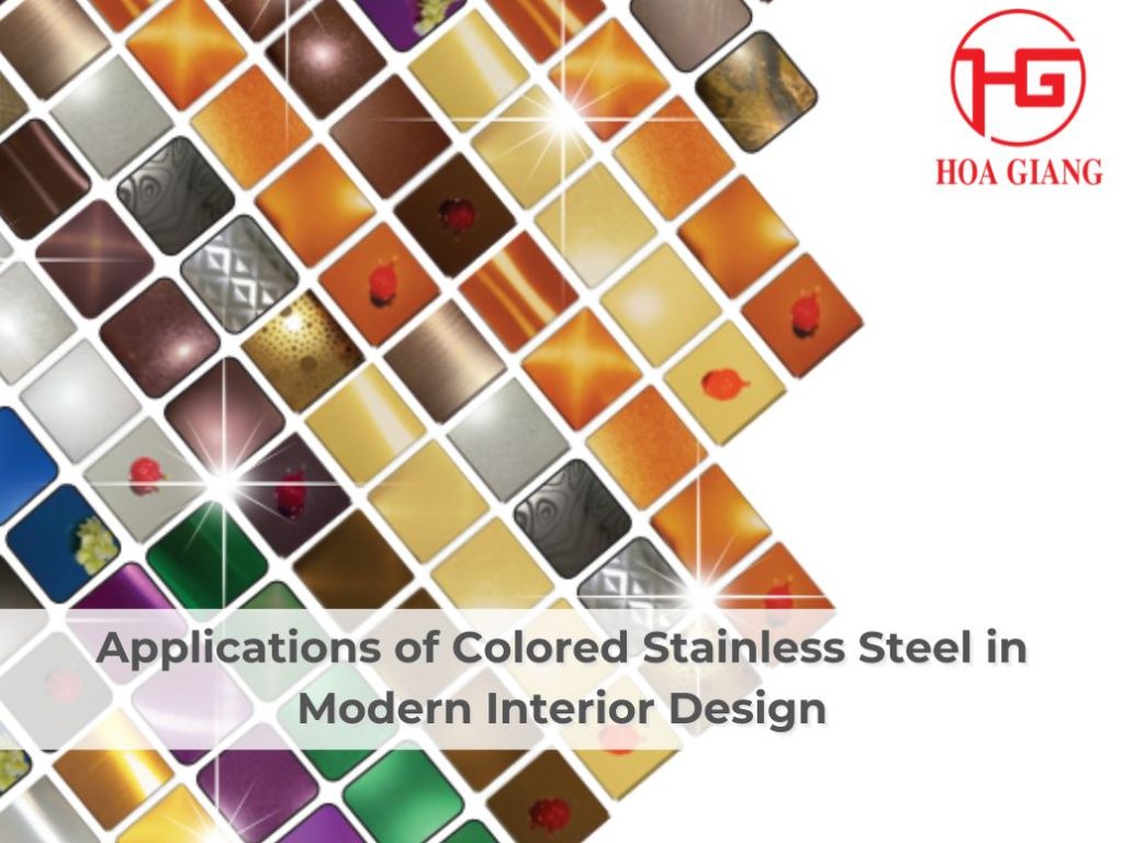 Applications of Colored Stainless Steel in Modern Interior Design