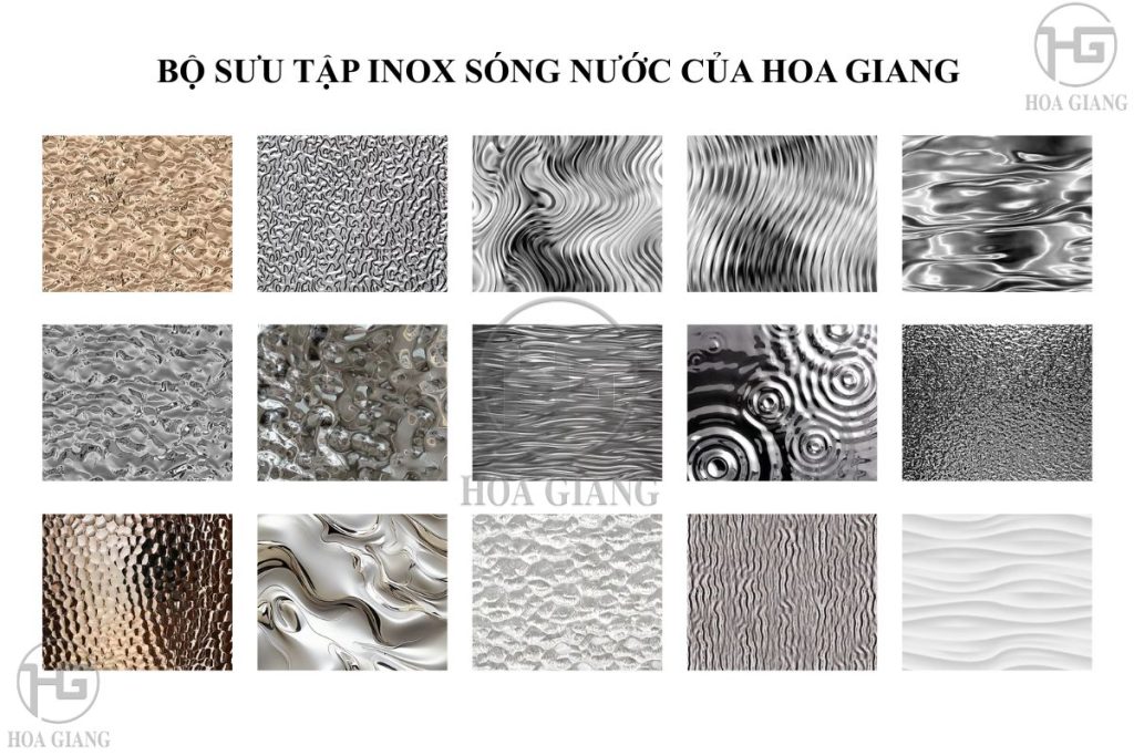 inox sóng nước 