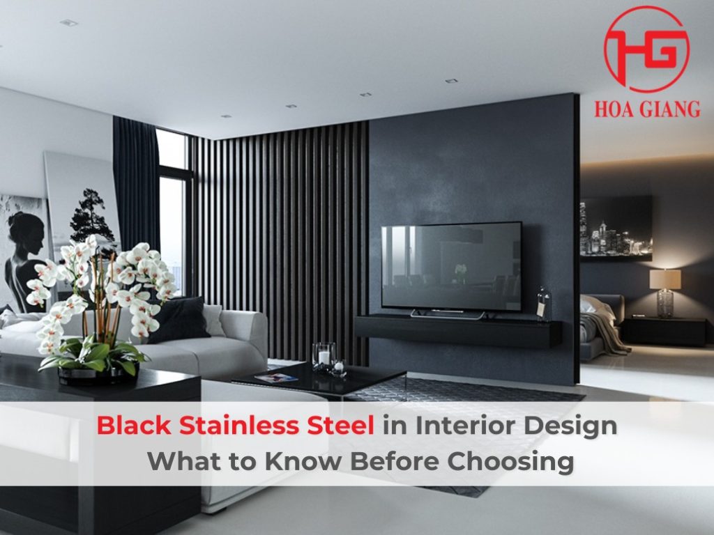 Black Stainless Steel in Interior Design What to Know Before Choosing