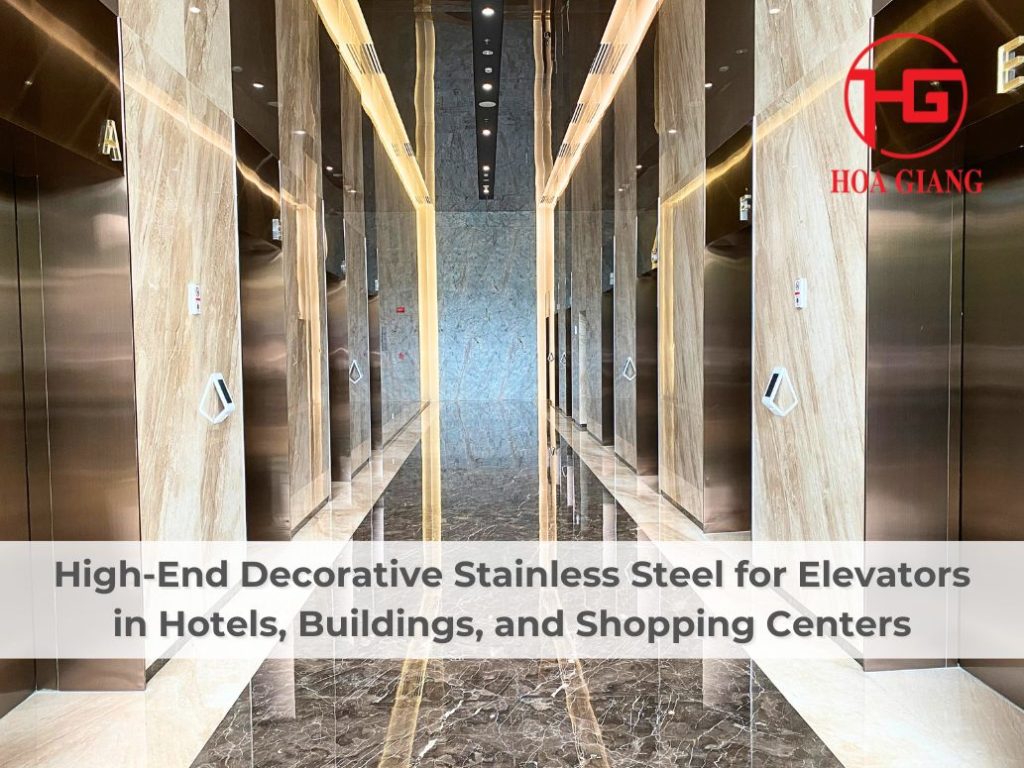High-End Decorative Stainless Steel for Elevators in Hotels, Buildings, and Shopping Centers