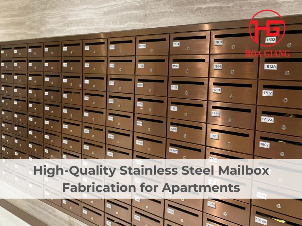 High-Quality Stainless Steel Mailbox Fabrication for Apartments