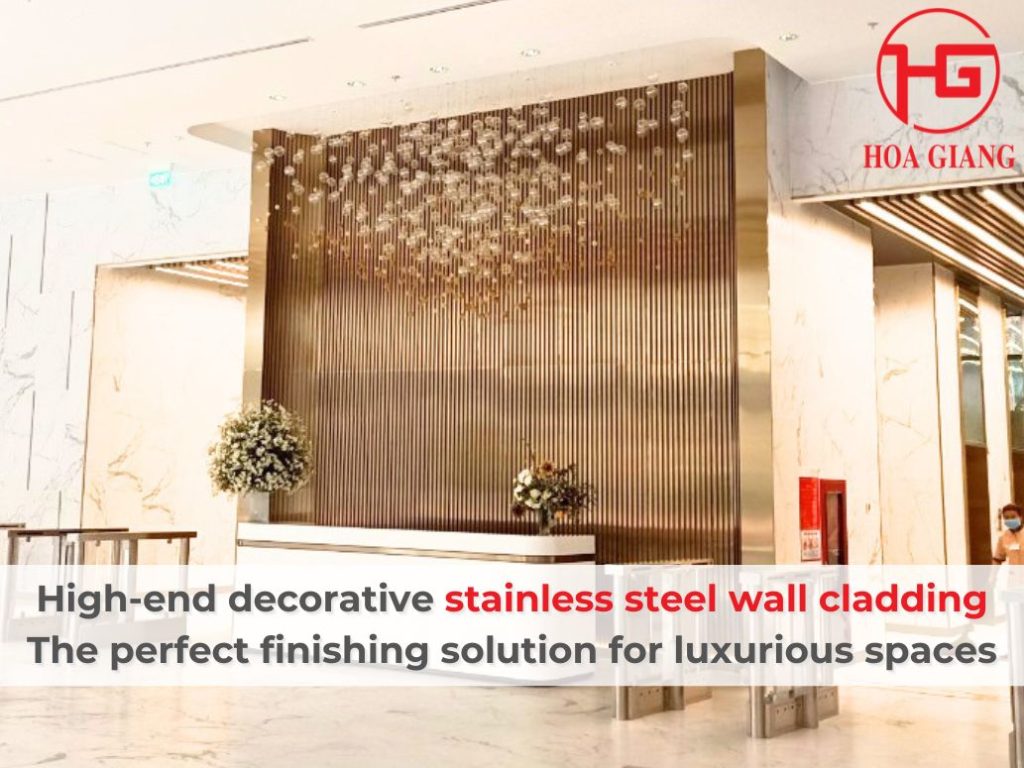 stainless steel wall cladding