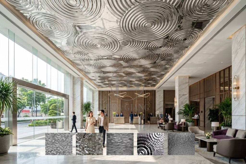 inox sóng nước 