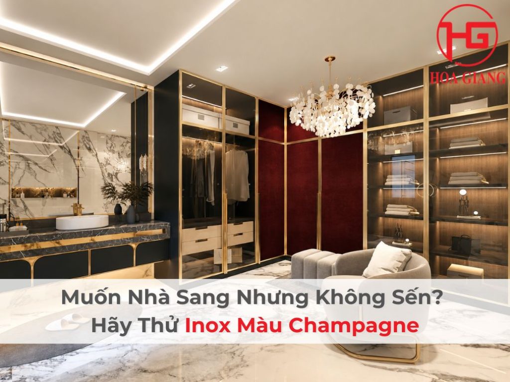 Inox Màu Champagne