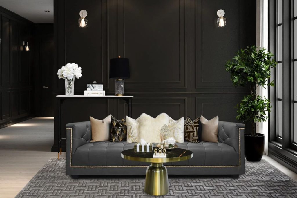 Xu hướng thiết kế nội thất monochromatic paint