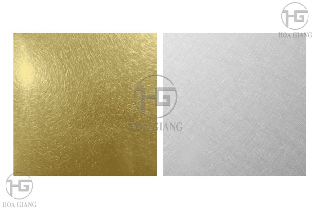 Mẫu inox xước rối Hoa Giang cung cấp
