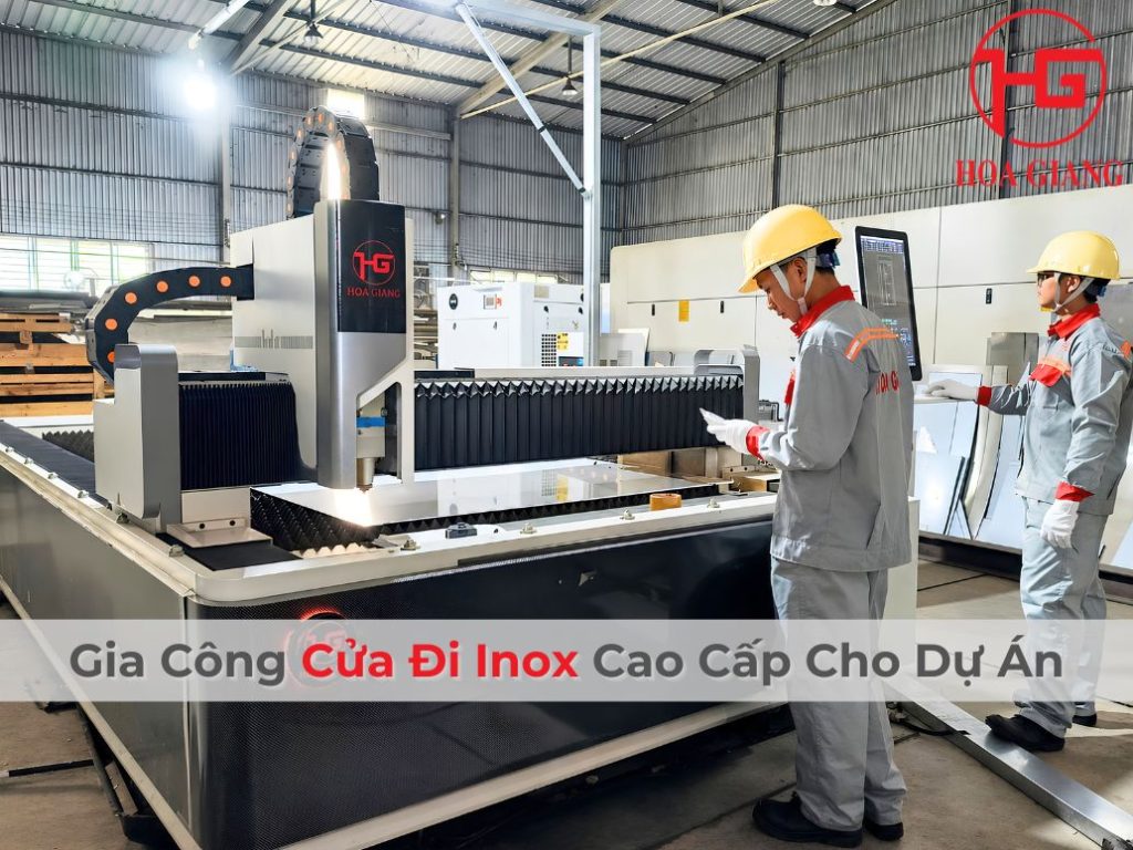 Gia Công Cửa Đi Inox Cao Cấp Cho Dự Án