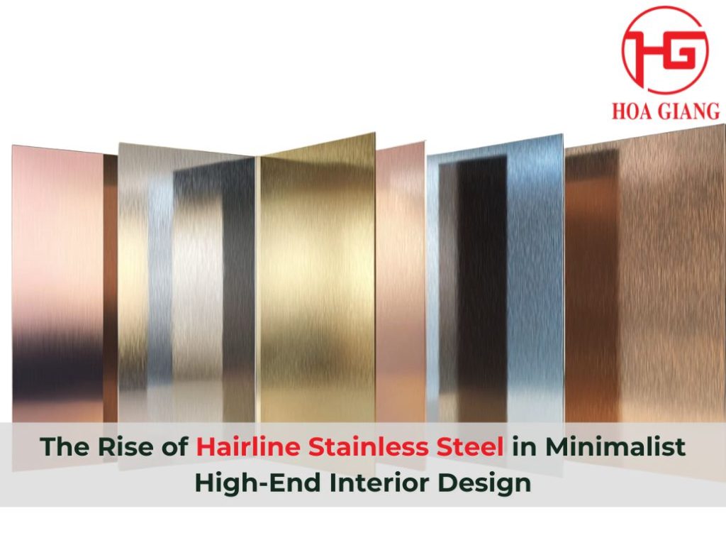 Hairline stainless steel