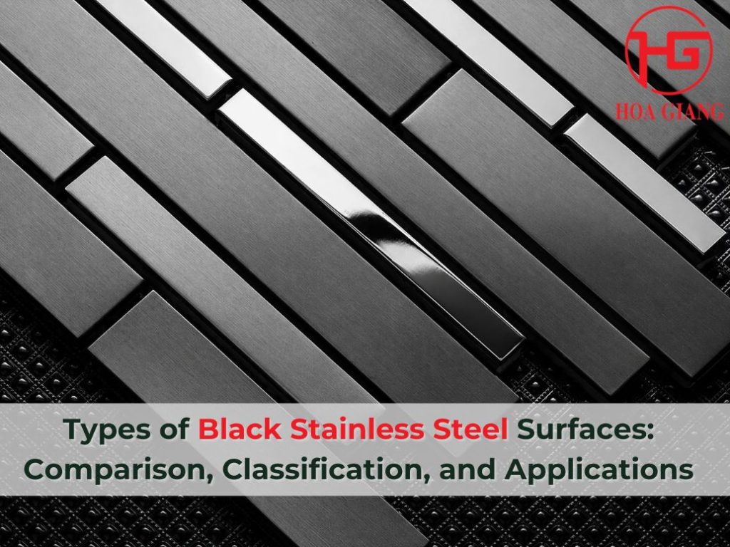 Black stainless steel