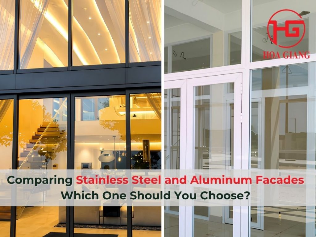 stainless steel facade
